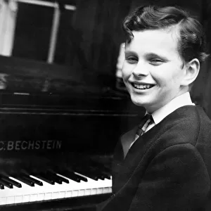 12 year old Simon Rattle who was elected student of the year by Liverpool Youth Music