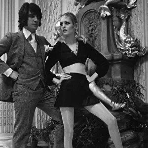 1960s fashion model icon Twiggy at the launch of her own range of Twiggy tights