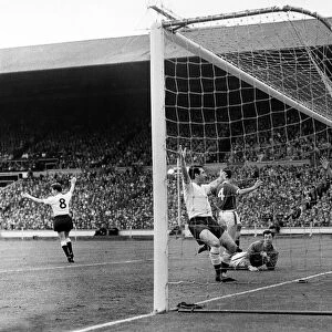 1961 FA Cup Final at Wembley Stadium. Tottenham Hotspur 2 v Leicester City 0