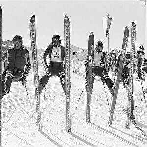 1976 Winter Olympic Games, Innsbruck, Austria. 8th February 1976. British Ski Team