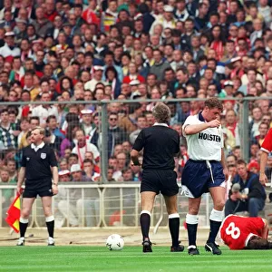1991 FA Cup Final at Wembley Stadium. Tottenham Hotspur 2 v Nottingham Forest 1