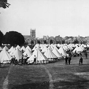 6th Cambridgeshire Rifle Volunteer Corps seen here mobilised