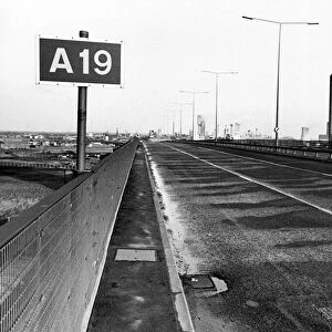A19 Tees road. 13th January 1984