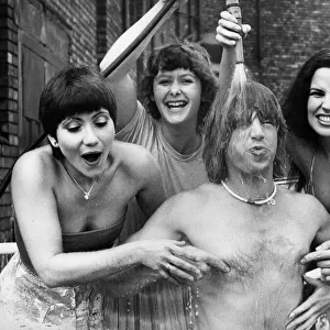 Actor Robin Askwith appearing in the play "Casanovas Last Stand"