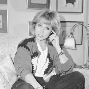 Actress Felicity Kendal prior to her TV programme Mistress in December 1984