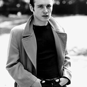 Adam Ant pop singer coat hands in pockets Circa 1980