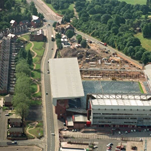 Aerial views of Villa Park, Birmingham, taken from the BRMB Flying Eye. 15th June 1994