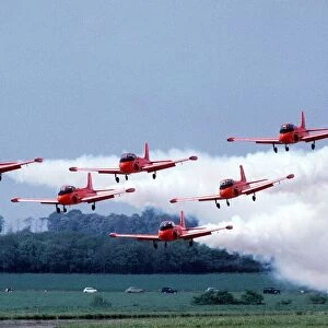 Aircraft Jet Provost RAF Red Pelicans display team 1965