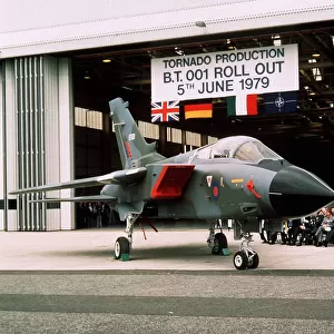 Aircraft Panavia Tornado GR1 IDS June 1979 - Roll out of the 1st production Panavia