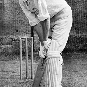 Alan Oakman, The Sussex batsman, who may be selected for the next England test