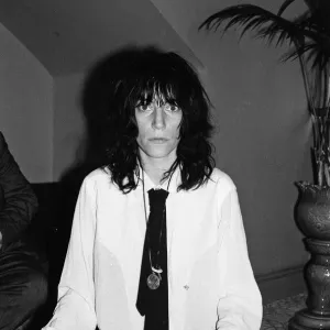 American punk singer Patti Smith. 11th May 1976