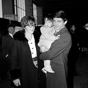American Singer Gene Pitney arriving at London Airport today with his wife Lynne