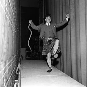 Andy Stewart Scottish entertainer in traditional outfit wearing kilt 20 / 7 / 62
