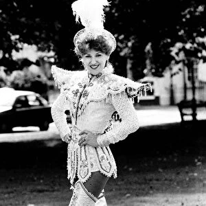 Anita Dobson Actress who starred as Angie Watts in the top BBC soap Eastenders dressed as