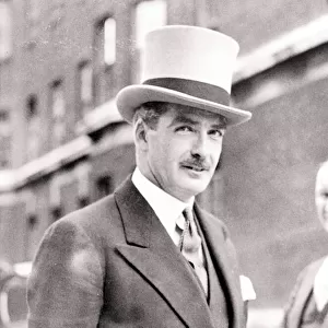 Anthony Eden, circa 1937, wearing top hat