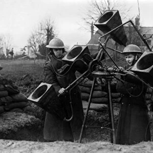 Anti Aircraft Sound Locator Units in South Wales. March 1940