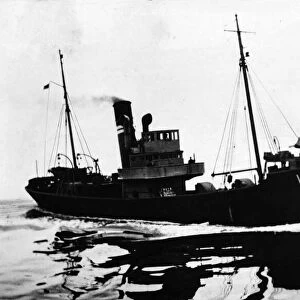 Armed Naval trawler involved in evacuating BEF HQ staff from Dunkirk during World War Two