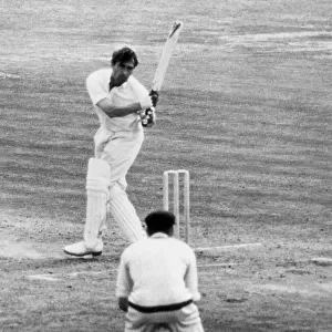 Ashes 1953. England batsman Denis Compton hits the winning runs to retain