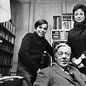 Author and Poet Cecil Day Lewis with his wife, actress Jill Balcon, and son Daniel