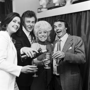 Barbara Windsor backstage at the Grand Theatre, Blackpool