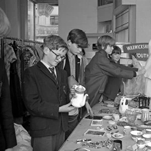 Bargain hunters descended on a Leamington charity shop in 1966 to raise a small furtune