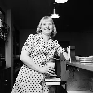 Barmaid at The Central Hotel, Middlesbrough, 1975, Barmaid of the Year Competition