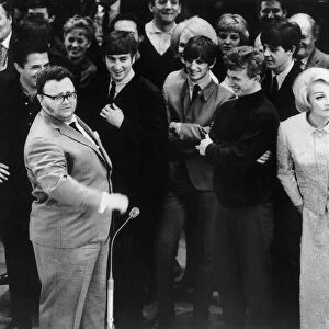 The Beatles pop group Harry Secombe, Tommy Steele and Marlene Dietrich