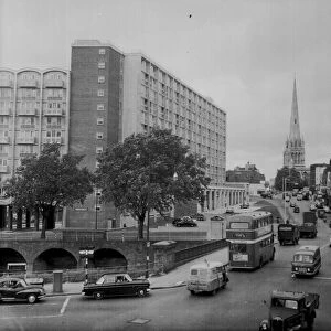Bedminster Bridge and a newly re-constructed Redcliffe Hill l 1960s