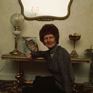 Betty Lawrie mother of Lulu 1993 mother of Scots singer Lulu at home
