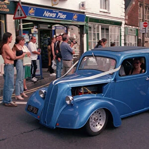 Blue Custom Car Ford Popular