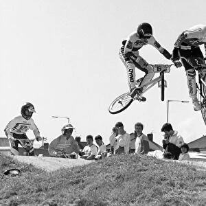BMX Area Championships on the BMX track at Redcar Racecourse, 20th May 1988