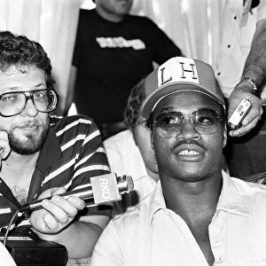 Boxing - Larry Holmes v Muhammad Ali - 1980 Larry Holmes at press Conference