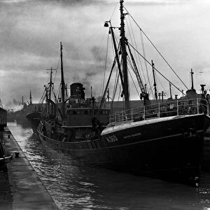 The Boyd Line Fleet sidewinder trawler Arctic Invader seen here leaving the St Andrews