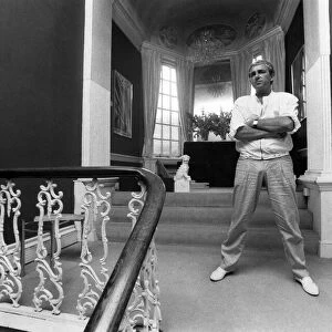 Brains behind the success of Wham is Simon Napier Bell pictured at his home in Bryanston