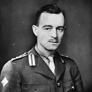Brigadier Clarence Churchill Mann, awarded the D. S. O. for his part in the Dieppe raid