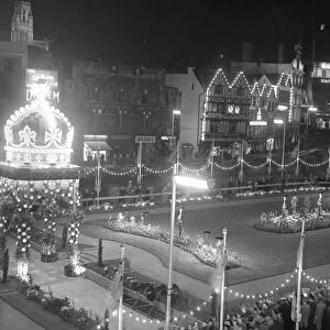 Bristol Coronation Illuminations June 1953