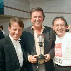 Britains breakfast radio presenters line up at the ICC Birmingham