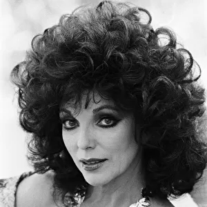 British actress Joan Collins pictured in Los Angeles, California