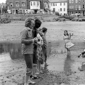 British Drought May 1976 The low tide at the River Thames are reaching a record low