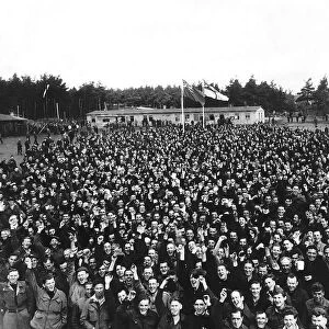 British sailors and soldiers released from prison camp at Westertimke near Bremen