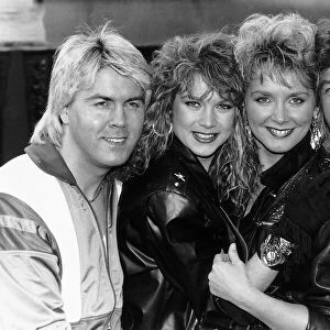 Buck Fizz British pop group who won the Eurovision Song Contest with their song Making