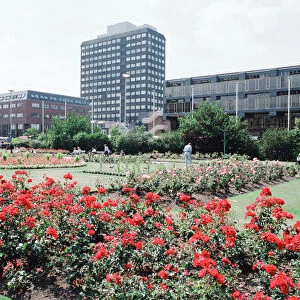 Buildings in Middlesbrough, St James House (left), Church House (centre