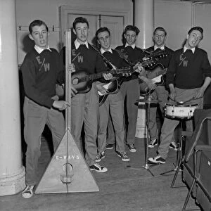 Cambridge skiffle group "The E-Ways"Circa 1959