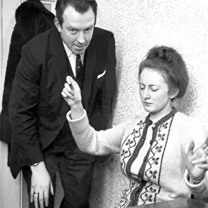 Captain Harold Dodds an amateur hypnotist with his 21 year old assistant Irene Wilson who