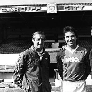 Cardiff Citys new signing, former England captain Gerry Francis pictured with