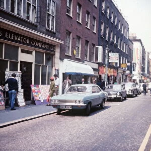 Carnaby Street, London. Fashion mecca in the 1960s. Circa 1968