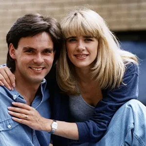 Carol Smillie Game Show Host with her husband Alex Knight Circa 1989