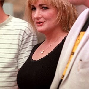 Caroline Aherne at the Comedy Awards August 1997 Comedienne Winner Open Mic