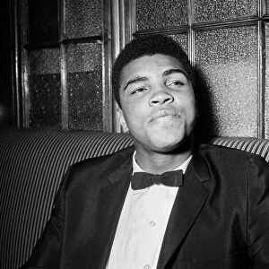 Cassius Clay - Muhammad Ali. World Heavyweight Champion after his victory over