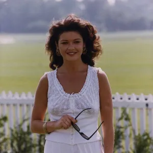 Catherine Zeta Jones actress in the Tv Programme The Darling Buds of May